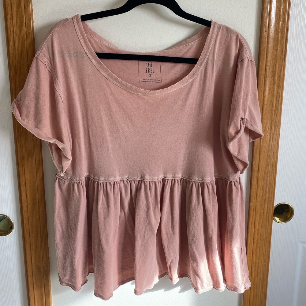 We the Free - Free People - Small, Light Pink Top